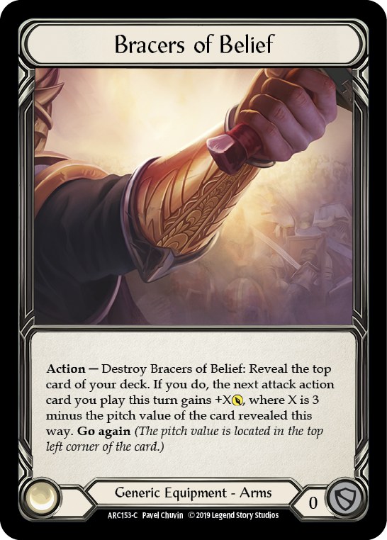 Bracers of Belief [ARC153-C] 1st Edition Normal - Duel Kingdom