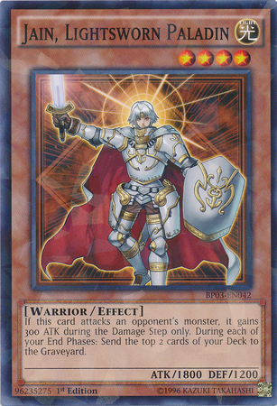 Jain, Lightsworn Paladin [BP03-EN042] Shatterfoil Rare - Duel Kingdom