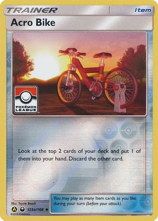 Acro Bike (123a/168) (League Promo) [Sun & Moon: Celestial Storm] - Duel Kingdom