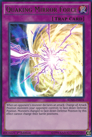 Quaking Mirror Force [BOSH-EN076] Ultra Rare - Duel Kingdom