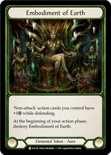 Embodiment of Earth // Embodiment of Lightning [U-ELE109] Unlimited Normal - Duel Kingdom