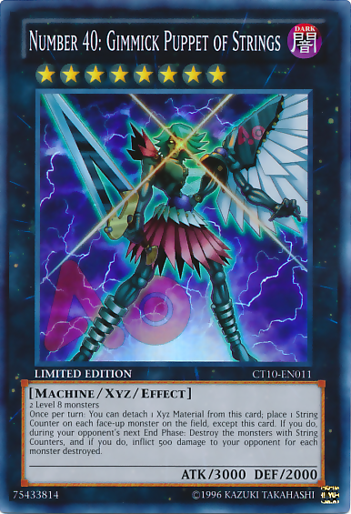 Number 40: Gimmick Puppet of Strings [CT10-EN011] Super Rare - Duel Kingdom