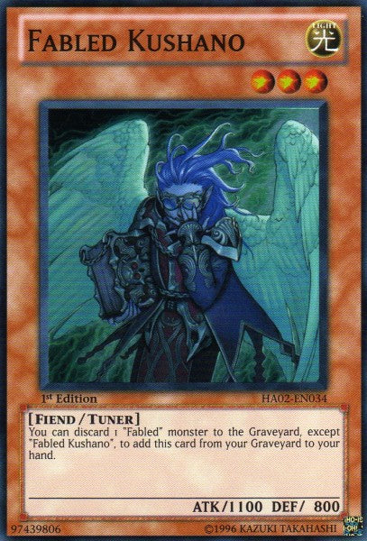 Fabled Kushano [HA02-EN034] Super Rare - Duel Kingdom