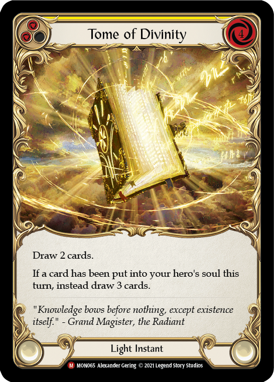 Tome of Divinity [MON065] 1st Edition Normal - Duel Kingdom