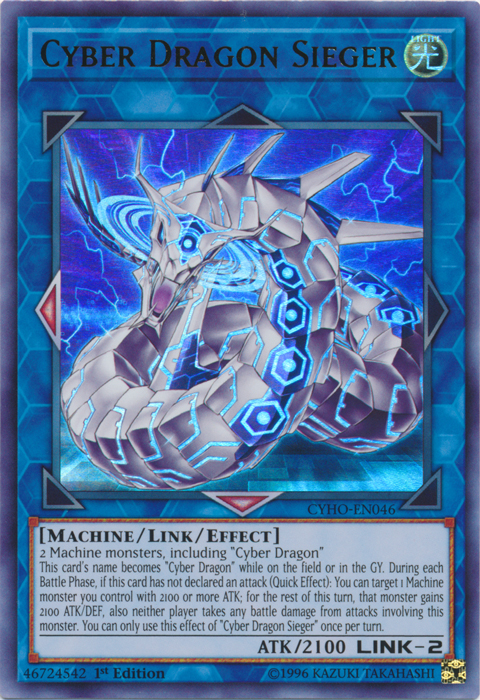 Cyber Dragon Sieger [CYHO-EN046] Ultra Rare - Duel Kingdom