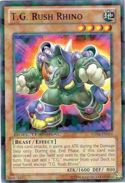 T.G. Rush Rhino [DT06-EN054] Common - Duel Kingdom