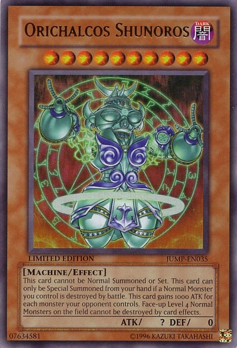 Orichalcos Shunoros [JUMP-EN035] Ultra Rare - Duel Kingdom