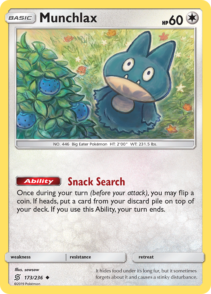 Munchlax (173/236) [Sun & Moon: Unified Minds] - Duel Kingdom