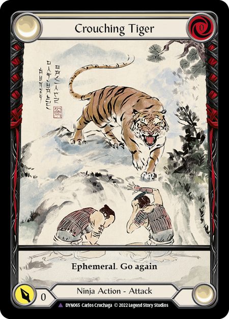 Crouching Tiger (Marvel) [DYN065] (Dynasty)  Cold Foil