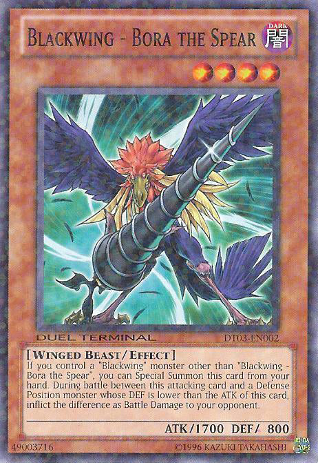 Blackwing - Bora the Spear [DT03-EN002] Common - Duel Kingdom