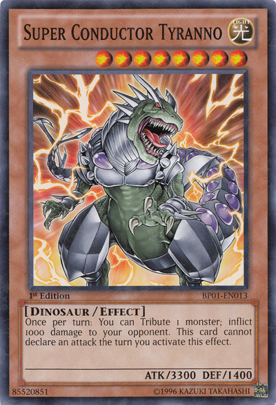 Super Conductor Tyranno [BP01-EN013] Starfoil Rare - Duel Kingdom