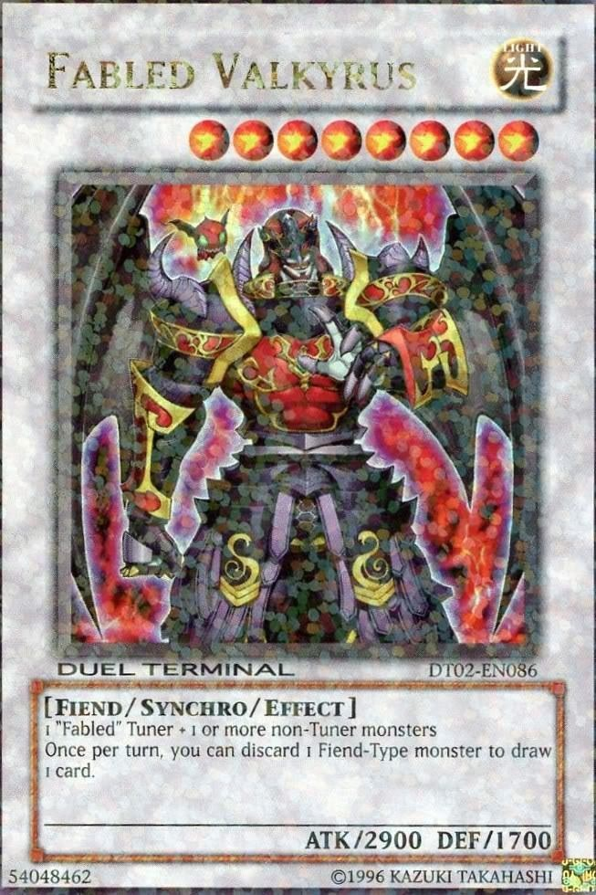 Fabled Valkyrus [DT02-EN086] Ultra Rare - Duel Kingdom