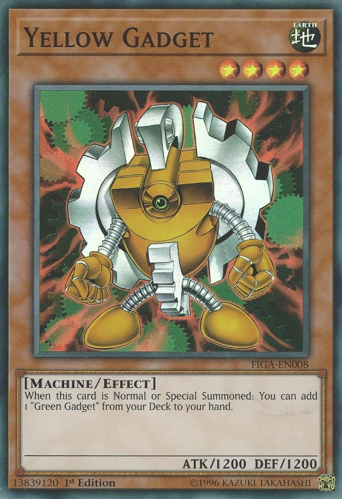 Yellow Gadget [FIGA-EN008] Super Rare - Duel Kingdom