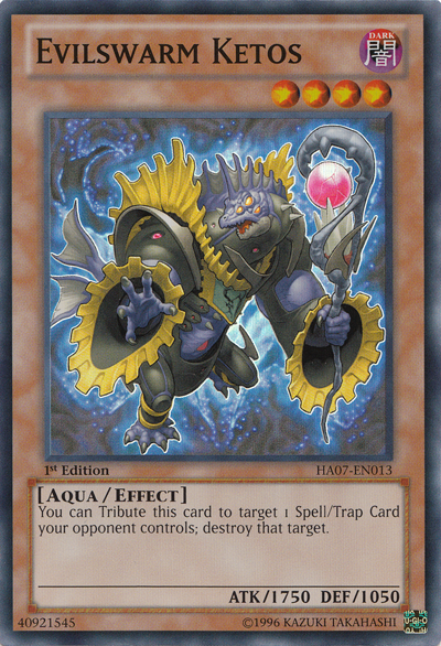 Evilswarm Ketos [HA07-EN013] Super Rare - Duel Kingdom