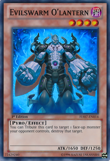 Evilswarm O'lantern [HA07-EN014] Super Rare - Duel Kingdom