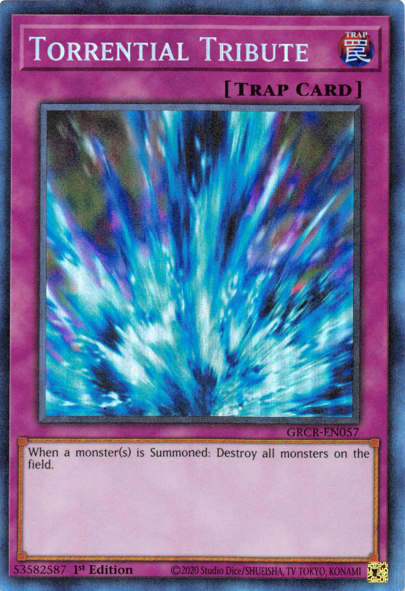 Torrential Tribute [GRCR-EN057] Collector's Rare - Duel Kingdom