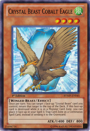 Crystal Beast Cobalt Eagle [RYMP-EN045] Super Rare - Duel Kingdom