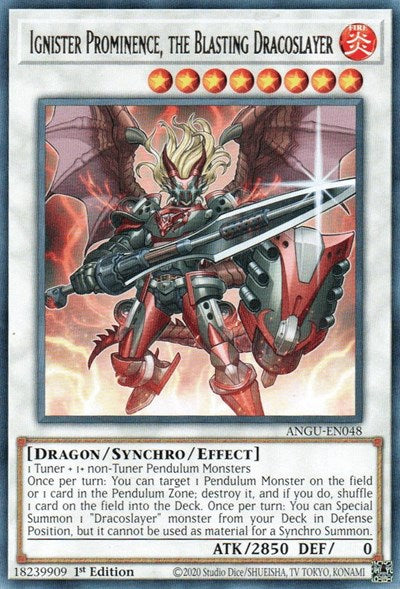 Ignister Prominence, the Blasting Dracoslayer (Rare) [ANGU-EN048] Rare - Duel Kingdom