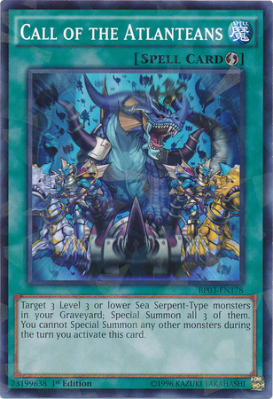 Call of the Atlanteans [BP03-EN178] Shatterfoil Rare - Duel Kingdom