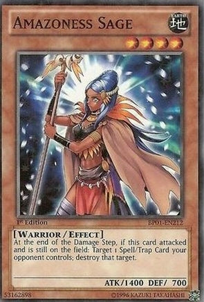 Amazoness Sage [BP01-EN212] Starfoil Rare - Duel Kingdom