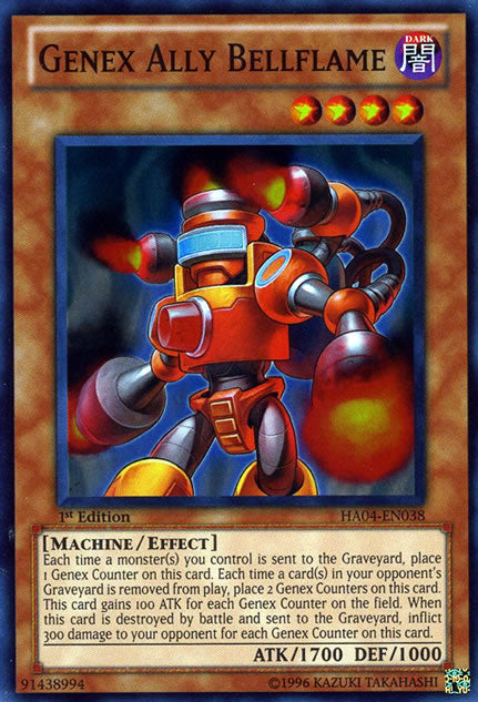 Genex Ally Bellflame [HA04-EN038] Super Rare - Duel Kingdom