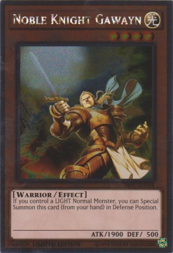 Noble Knight Gawayn [NKRT-EN004] Platinum Rare - Duel Kingdom