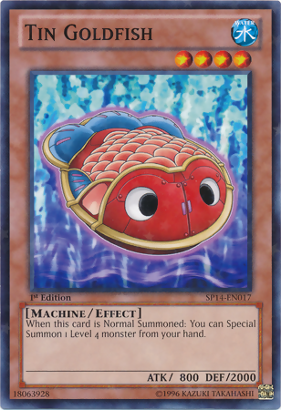 Tin Goldfish [SP14-EN017] Starfoil Rare - Duel Kingdom