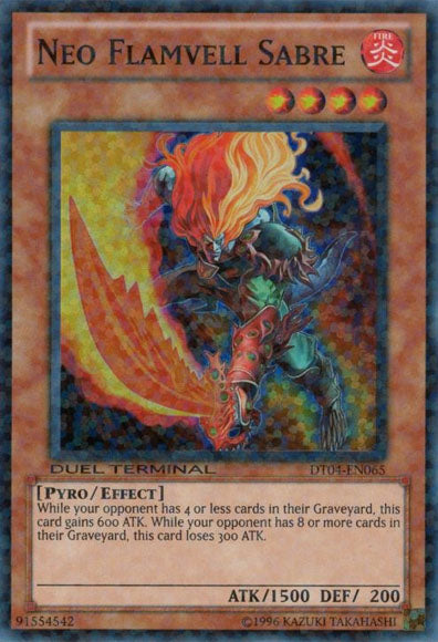 Neo Flamvell Sabre [DT04-EN065] Super Rare - Duel Kingdom