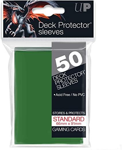 50ct Pro-Gloss Green Standard Deck Protectors - Duel Kingdom