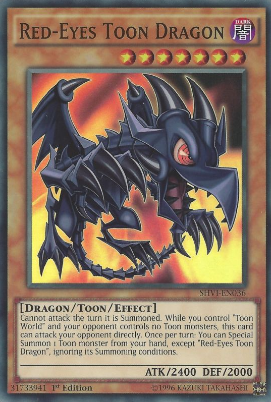 Red-Eyes Toon Dragon [SHVI-EN036] Super Rare - Duel Kingdom
