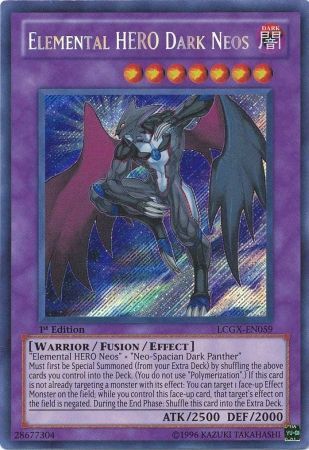 Elemental HERO Dark Neos [LCGX-EN059] Secret Rare - Duel Kingdom