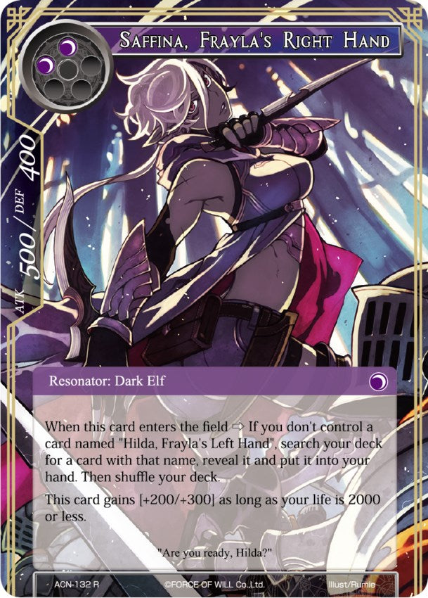 Saffina, Frayla's Right Hand (ACN-132) [Ancient Nights]