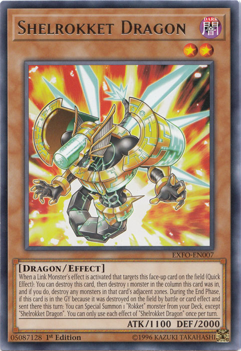 Shelrokket Dragon [EXFO-EN007] Rare - Duel Kingdom