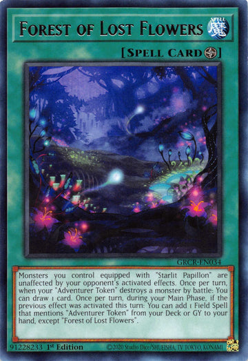 Forest of Lost Flowers [GRCR-EN034] Rare - Duel Kingdom