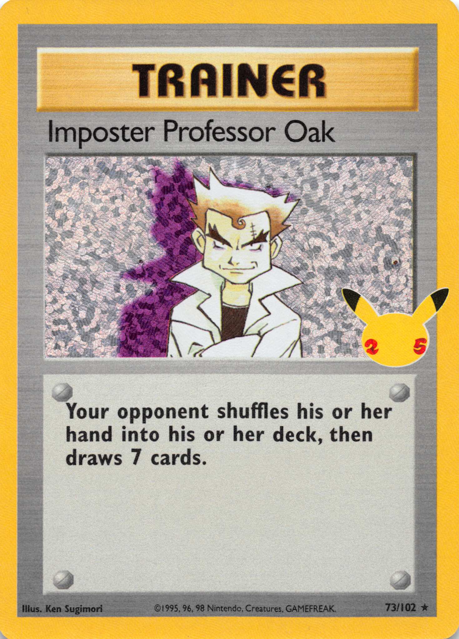 Imposter Professor Oak (73/102) [Celebrations: 25th Anniversary - Classic Collection]