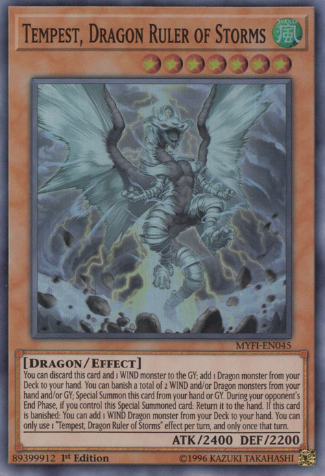 Tempest, Dragon Ruler of Storms [MYFI-EN045] Super Rare - Duel Kingdom