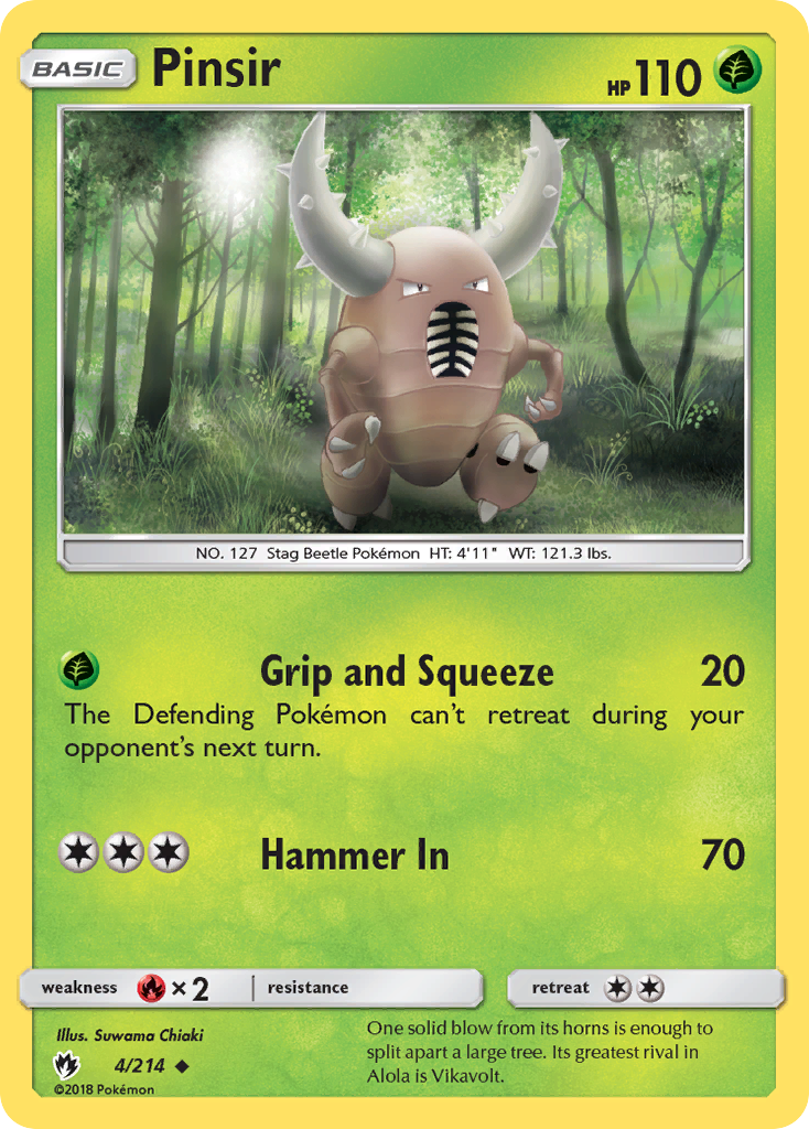 Pinsir (4/214) [Sun & Moon: Lost Thunder] - Duel Kingdom