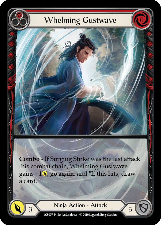 Whelming Gustwave (Red) [LGS007-P] (Promo)  1st Edition Normal