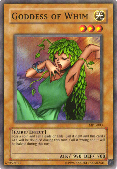 Goddess of Whim [MP1-003] Super Rare - Duel Kingdom