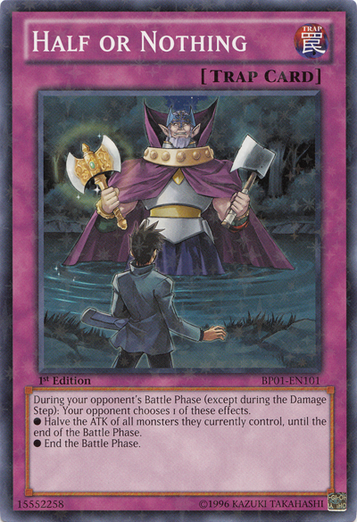 Half or Nothing [BP01-EN101] Starfoil Rare - Duel Kingdom