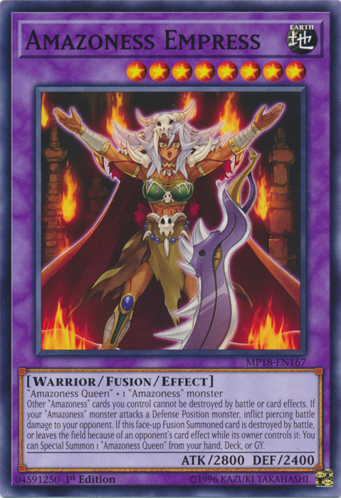 Amazoness Empress [MP18-EN167] Common - Duel Kingdom