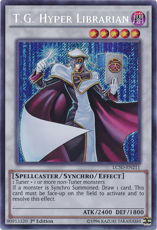 T.G. Hyper Librarian [LC5D-EN211] Secret Rare - Duel Kingdom