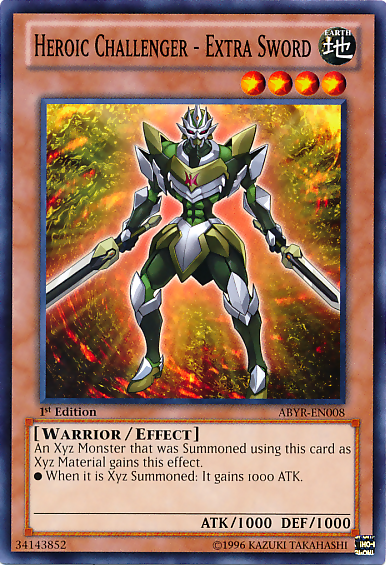 Heroic Challenger - Extra Sword [ABYR-EN008] Common - Duel Kingdom