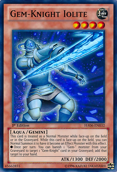 Gem-Knight Iolite [HA06-EN032] Super Rare - Duel Kingdom