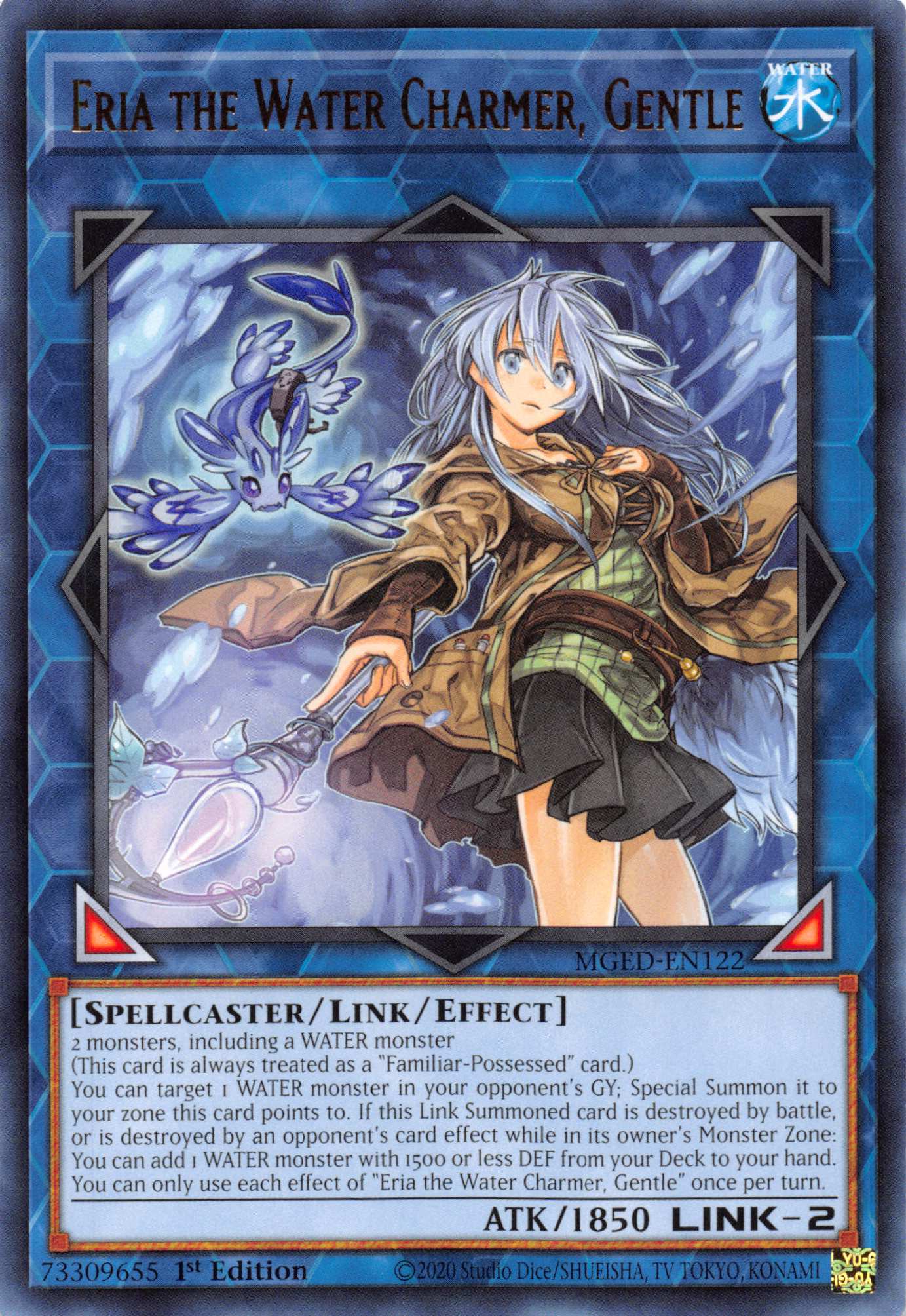 Eria the Water Charmer, Gentle [MGED-EN122] Rare - Duel Kingdom