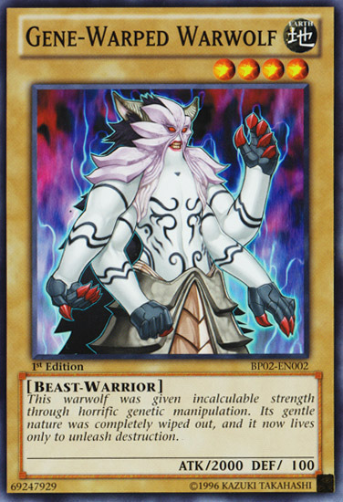 Gene-Warped Warwolf [BP02-EN002] Mosaic Rare - Duel Kingdom