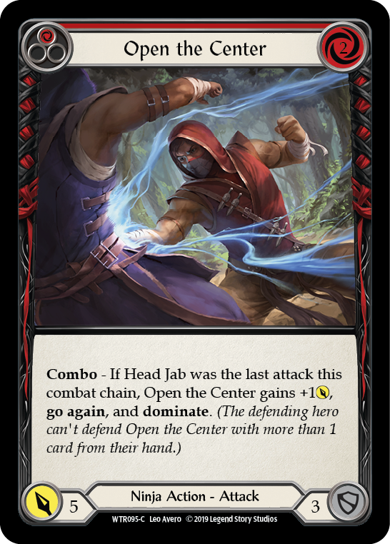 Open the Center (Red) [WTR095-C] Alpha Print Normal - Duel Kingdom