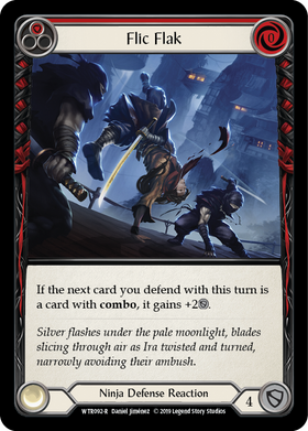 Flic Flak (Red) [WTR092-R] Alpha Print Normal - Duel Kingdom