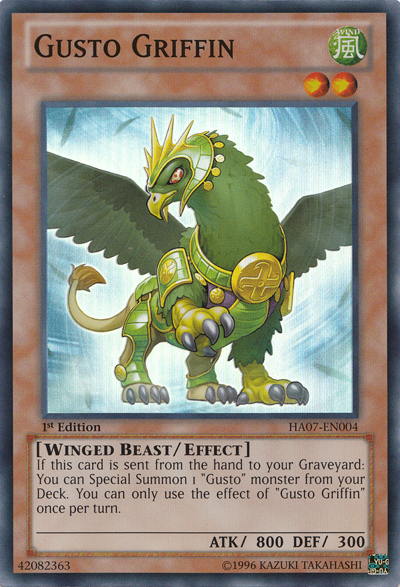 Gusto Griffin [HA07-EN004] Super Rare - Duel Kingdom