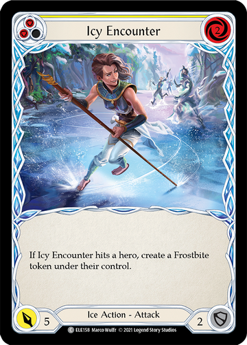 Icy Encounter (Yellow) [ELE158] 1st Edition Normal - Duel Kingdom